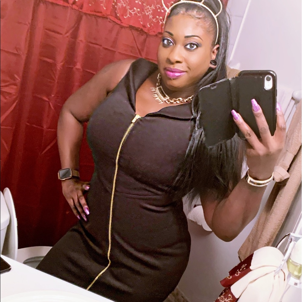 Sexy and sleek black dress